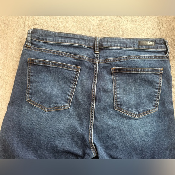 Kut from the Kloth Catherine High Rise Boyfriend Jeans – Dark Wash, Size 14 - Picture 5 of 8